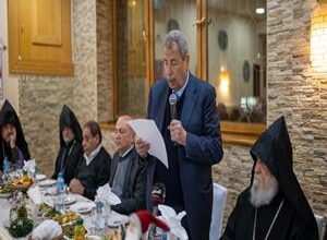 Ramzi Khouri Participates in Armenian Christmas Celebration in Bethlehem