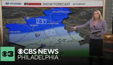 Tracking two rounds of snow, Saturday and Sunday, around the Philly area | NEXT Weather