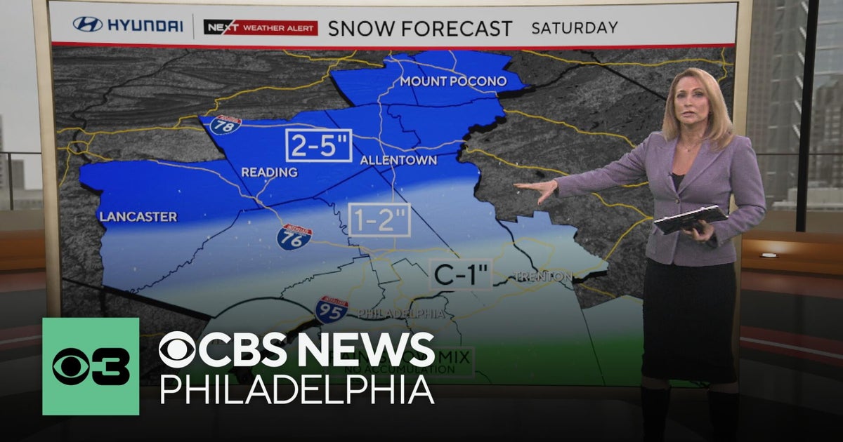 Tracking two rounds of snow, Saturday and Sunday, around the Philly area | NEXT Weather