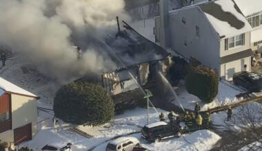 House collapses during fire in Northeast Philadelphia