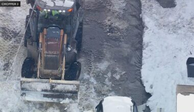 Broken water main sends liquid rushing into Philadelphia street on frigid day