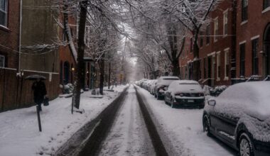 Snow ends as bitter cold moves in across Philadelphia region