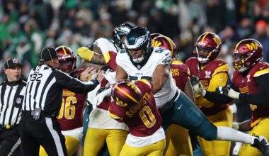 Eagles vs. Commanders: First quarter score updates and discussion