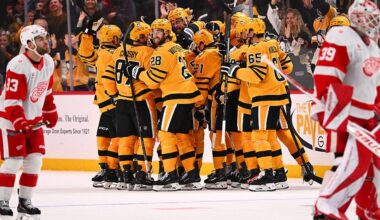 Letang scores in OT in his 1,200th game to give Penguins 4-3 win against Red Wings