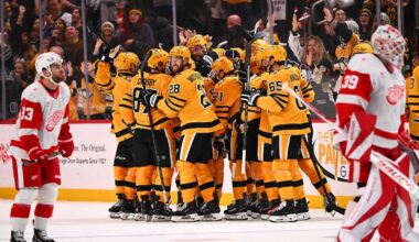 Letang scores in OT in his 1,200th game to give Penguins win against Red Wings