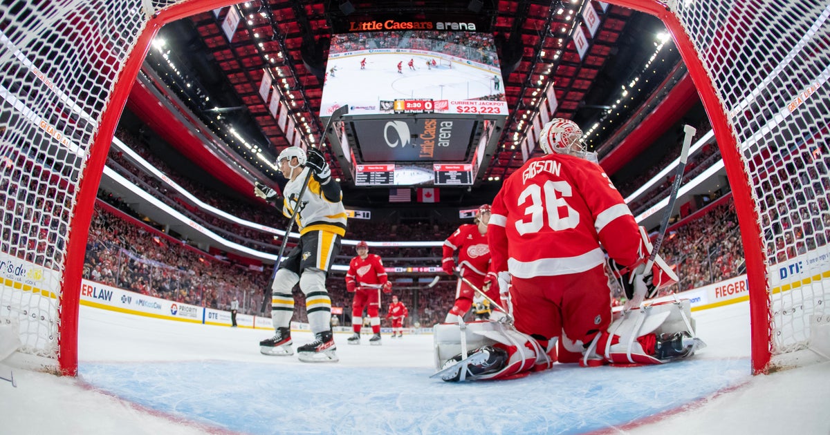 Penguins get past Detroit Red Wings, 4-1; Rust, Chinakhov score in 1st period for Pittsburgh