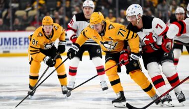 Penguins beat Devils for 6th consecutive win