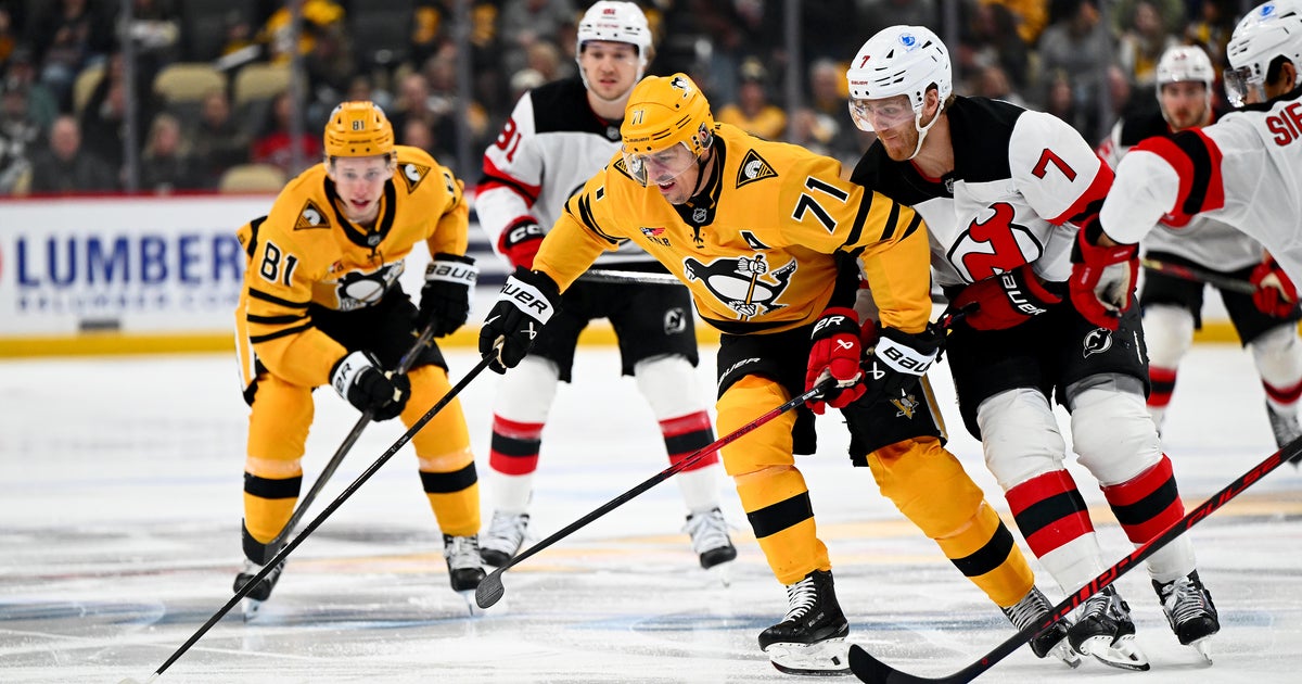 Penguins beat Devils for 6th consecutive win