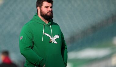 Landon Dickerson raises concern about health of Eagles’ offensive line moving forward