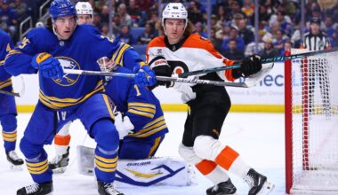 Owen Tippett, Trevor Zegras score but Philadelphia Flyers lose fourth straight in loss to Sabres