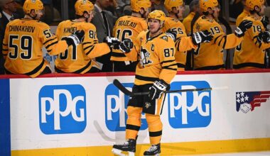 Penguins snap 3-game losing streak with 6-3 win vs. Flyers