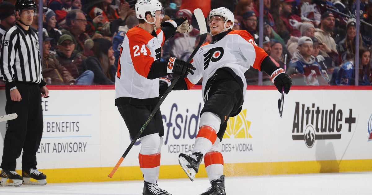 Owen Tippett has 2nd career hat trick as Flyers beat NHL-leading Colorado Avalanche 7-3