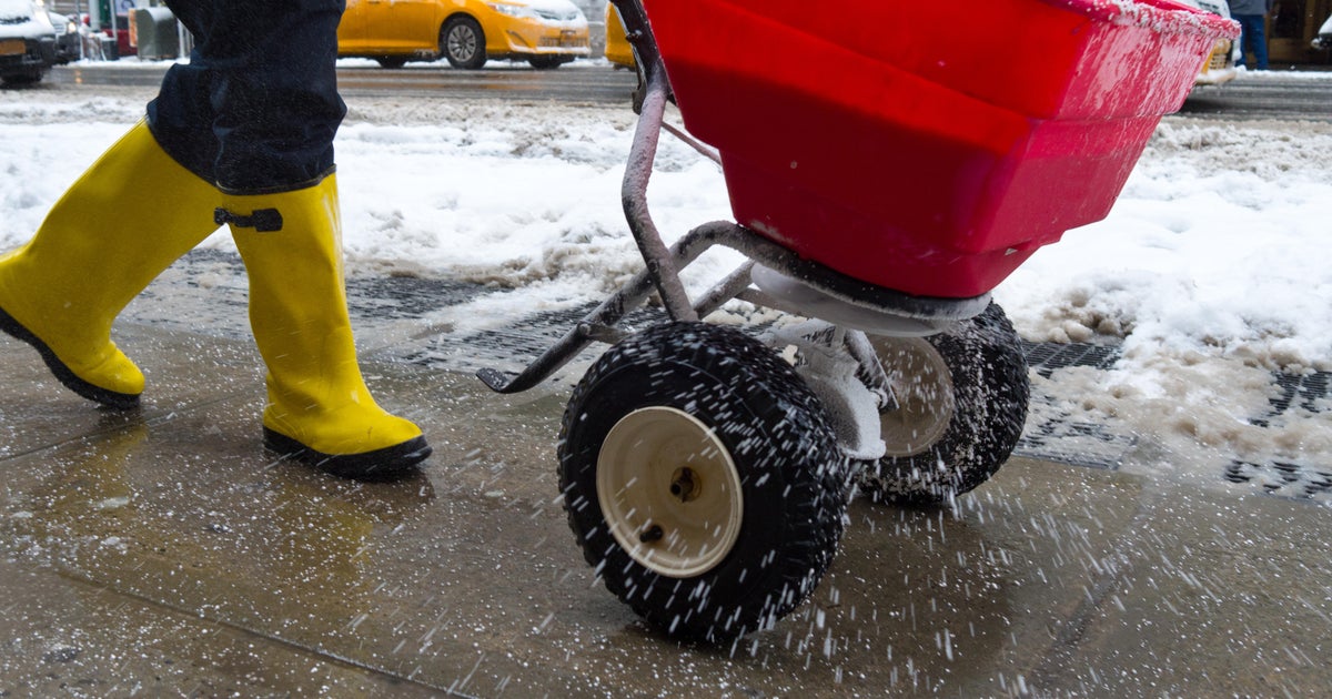 A winter storm system is bearing down on the Pittsburgh area. Here's how you can pretreat your driveway and sidewalk.