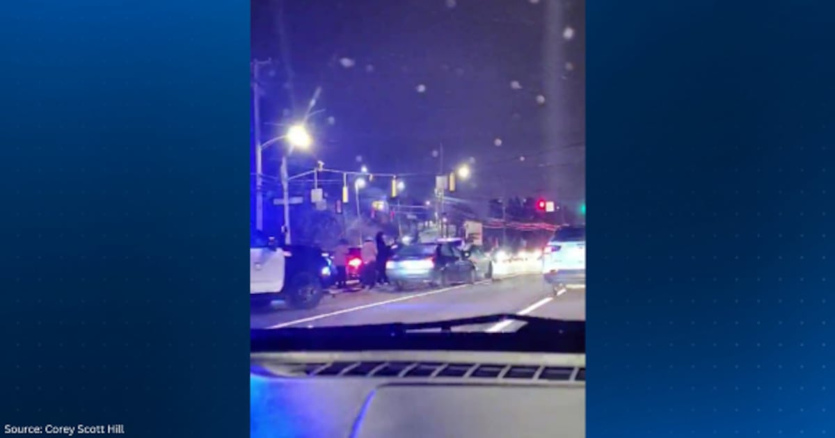 Person injured in crash on McKnight Road