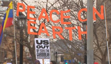 Demonstrators in Pittsburgh oppose U.S. military strikes in Venezuela – WPXI