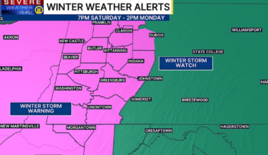 Biggest snowfall in years coming to Pittsburgh region; how much to expect – WPXI