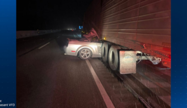 Car becomes pinned under tractor-trailer after crash on Pennsylvania Turnpike – WPXI