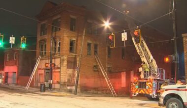 Firefighter taken to hospital for smoke inhalation after Pittsburgh apartment building fire – WPXI