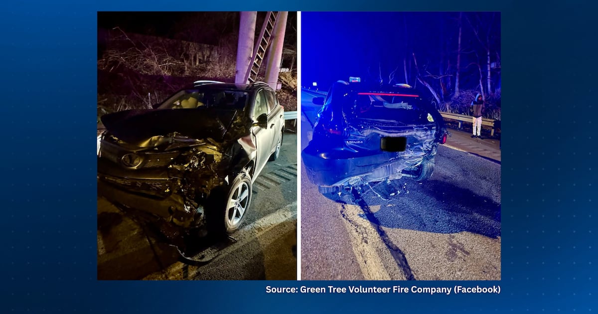 2 people taken to hospital after three-vehicle crash on I-376 in Allegheny County – WPXI