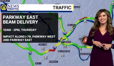 Beam deliveries scheduled for Parkway East on Wednesday, Thursday – WPXI