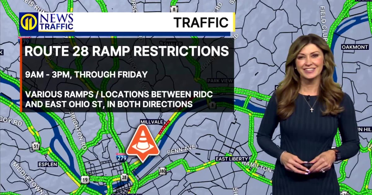 Ramp restrictions planned for Route 28 in Allegheny County this week – WPXI