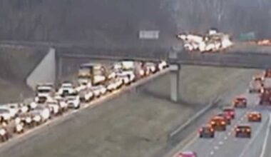 I-79 reopens after rockslide in Washington County, Pennsylvania