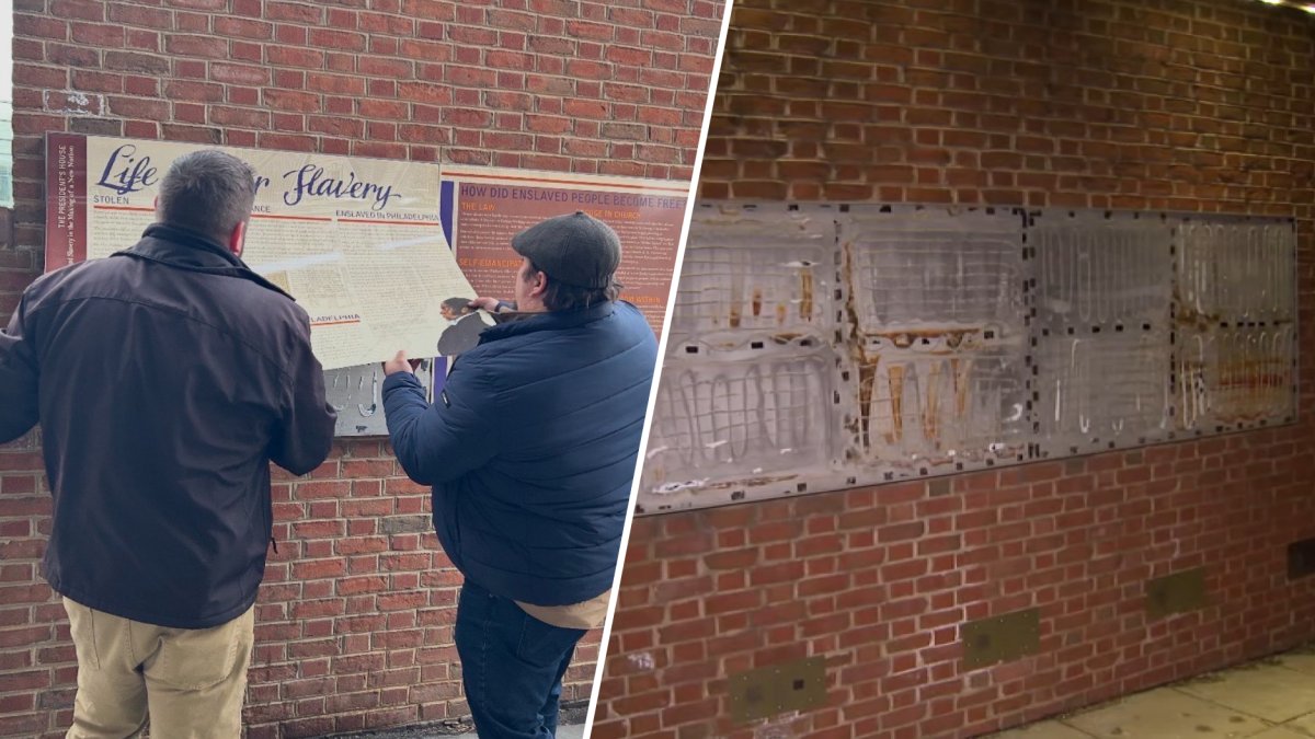 Slavery memorial dismantled at Independence Mall in Philadelphia – NBC10 Philadelphia