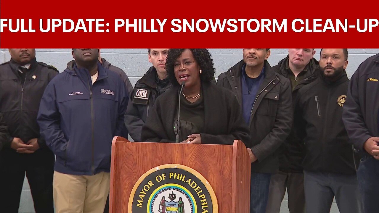 FULL UPDATE: Philadelphia city officials on snowstorm clean-up, school closings and SEPTA  