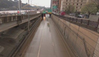 Parkway East "Bathtub" closed due to water main break