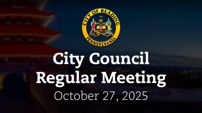 City Council Meeting 10/27/25 | City of Reading, PA