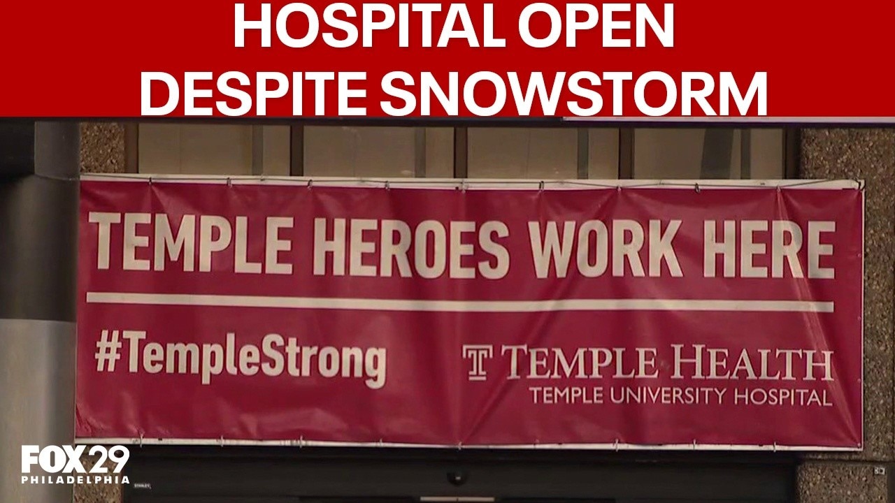 Temple University Hospital to stay open during snowstorm in Philadelphia