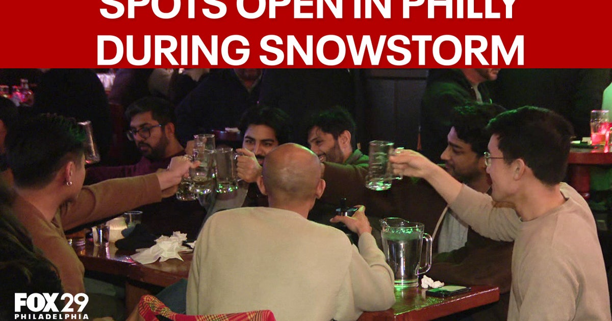 Philadelphia bars and restaurants planning to stay open during Sunday snowstorm