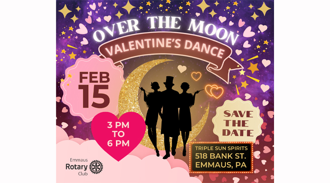 Dance “Over the Moon” with Emmaus Rotary this Valentine’s Season!