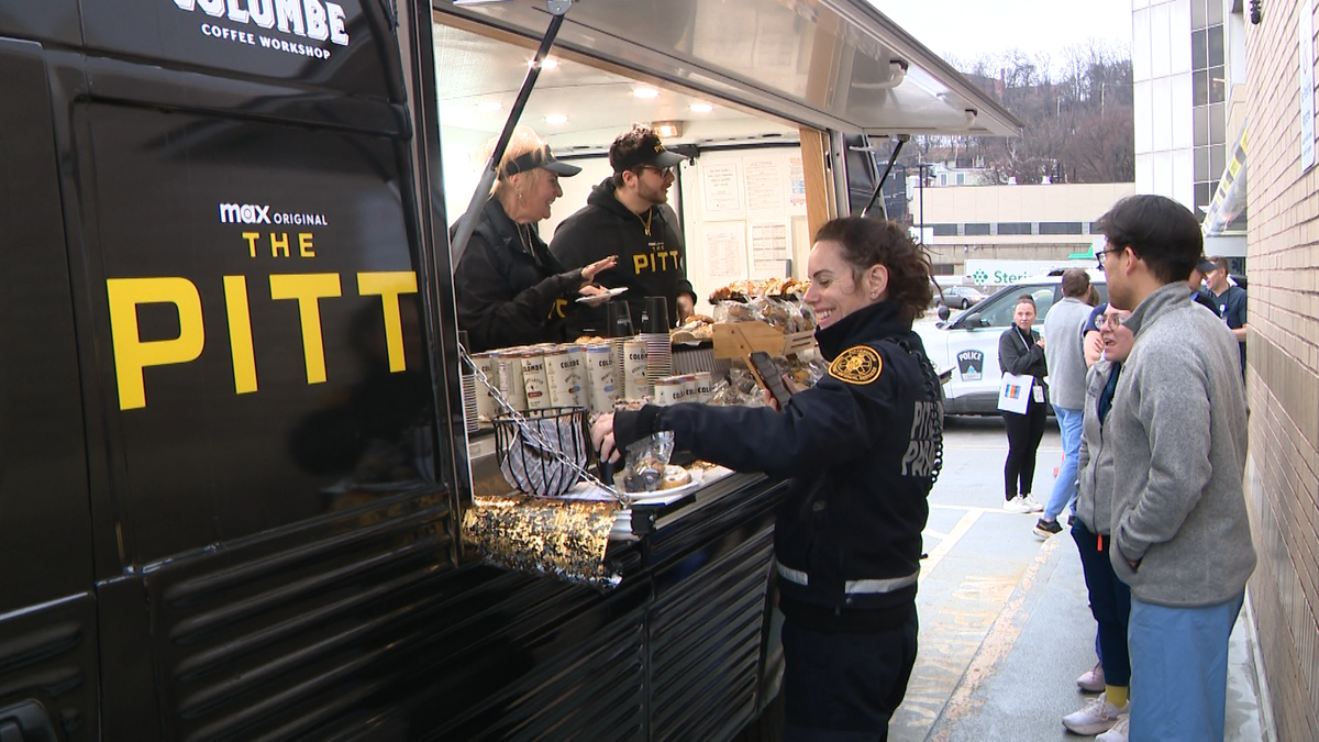 'The Pitt' coffee truck serves Pittsburgh hospital employees
