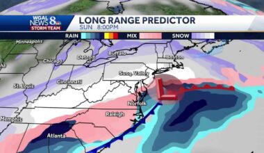 SNOW TIMELINE for South-Central Pa.