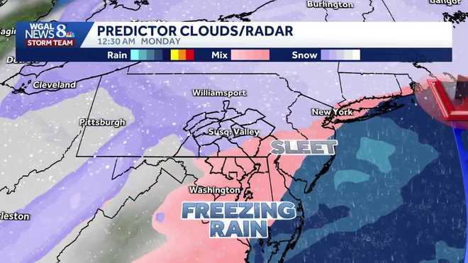 Predictor radar for 12:30 a.m. Monday predictor radar for 12:30 a.m. monday