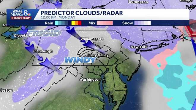 Predictor radar for 12 p.m. Monday predictor radar for 12 p.m. monday