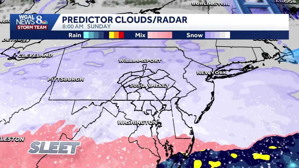 Pa. snow timing: Hour-by-hour look at arrival