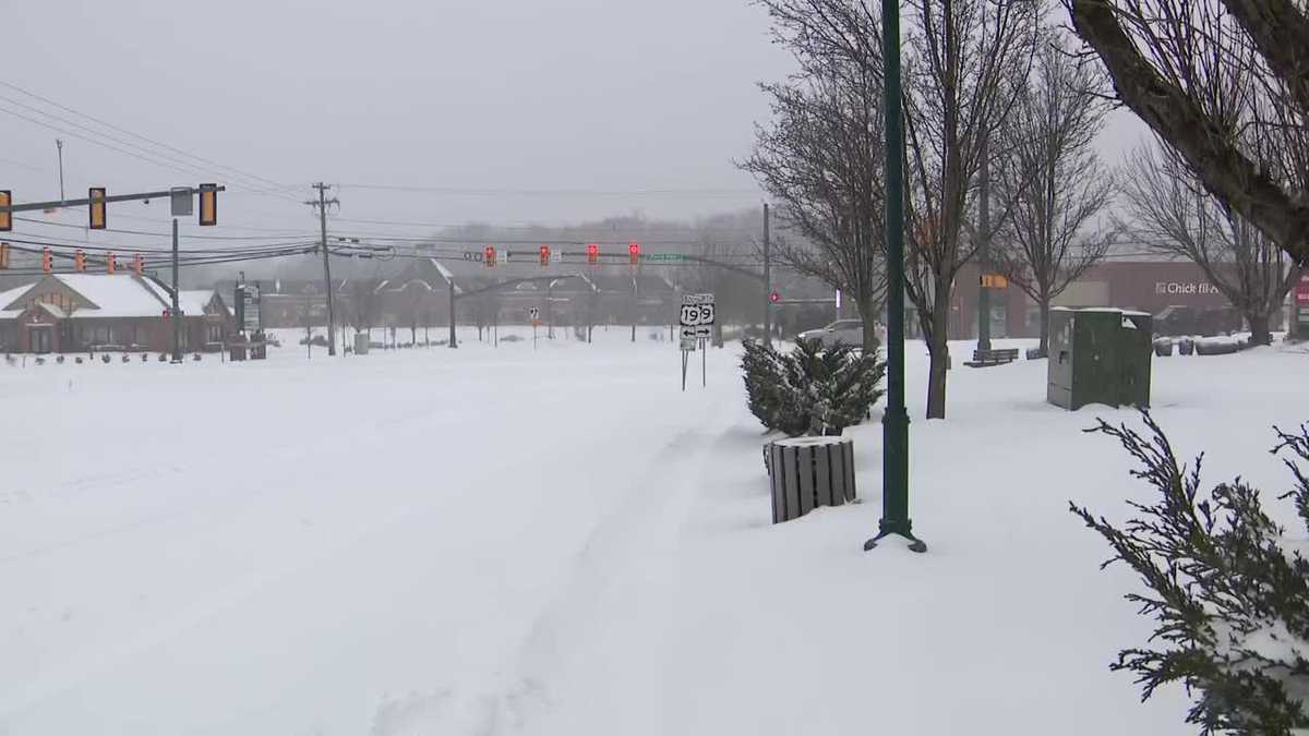 Winter snowstorm hits Pennsylvania: Several inches already fallen