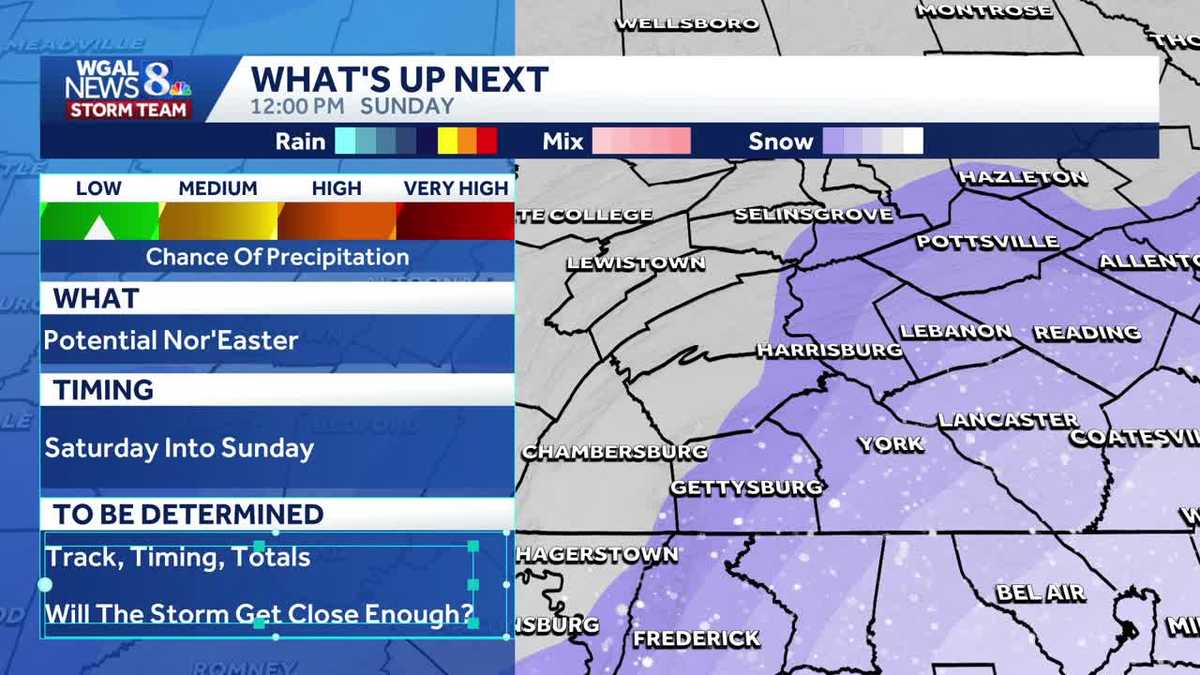 PA SNOW? Major coastal storm