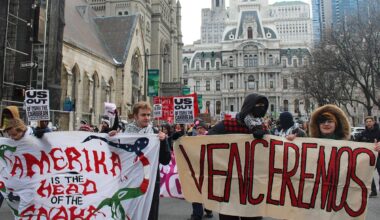 Philadelphians protest U.S. military attacks in Venezuela