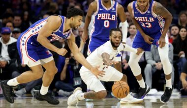 Cavaliers' Darius Garland injures right foot in win vs. 76ers