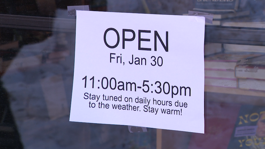 Local businesses show support for protest while staying open during 'National Shutdown'