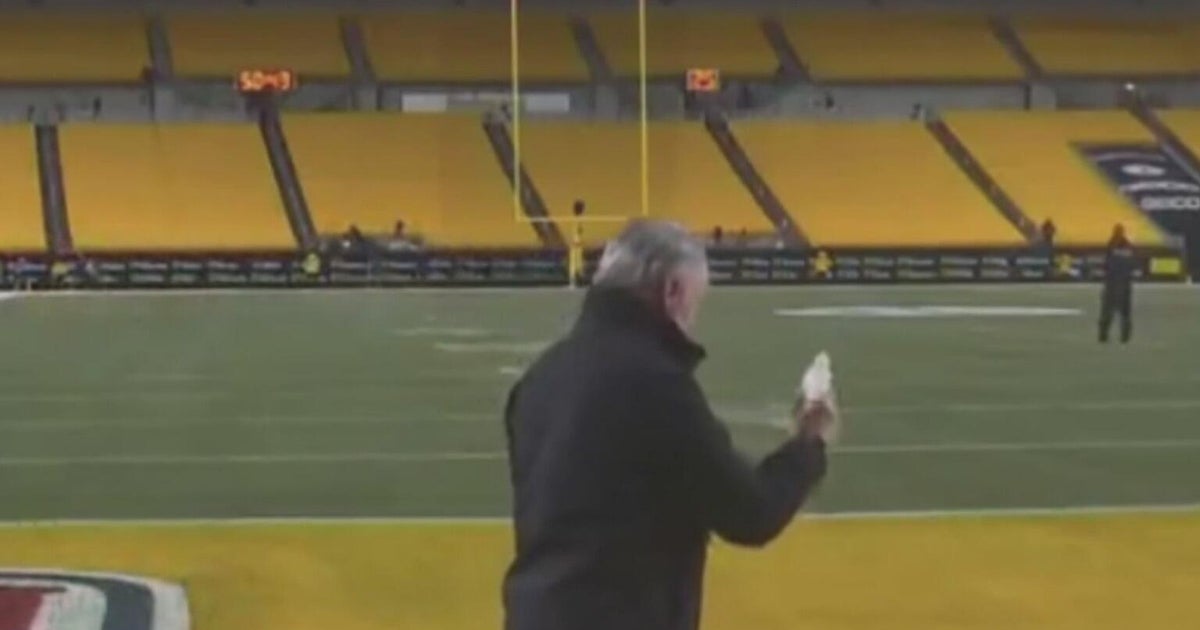 A priest blessed the field before the Steelers' win over the Ravens. Here's why it's a tradition.