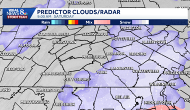 PA snow forecast timeline: Hour-by-hour projections