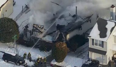 Somerton house fire: Fire crews search for man; neighbor rescues 85-year-old woman