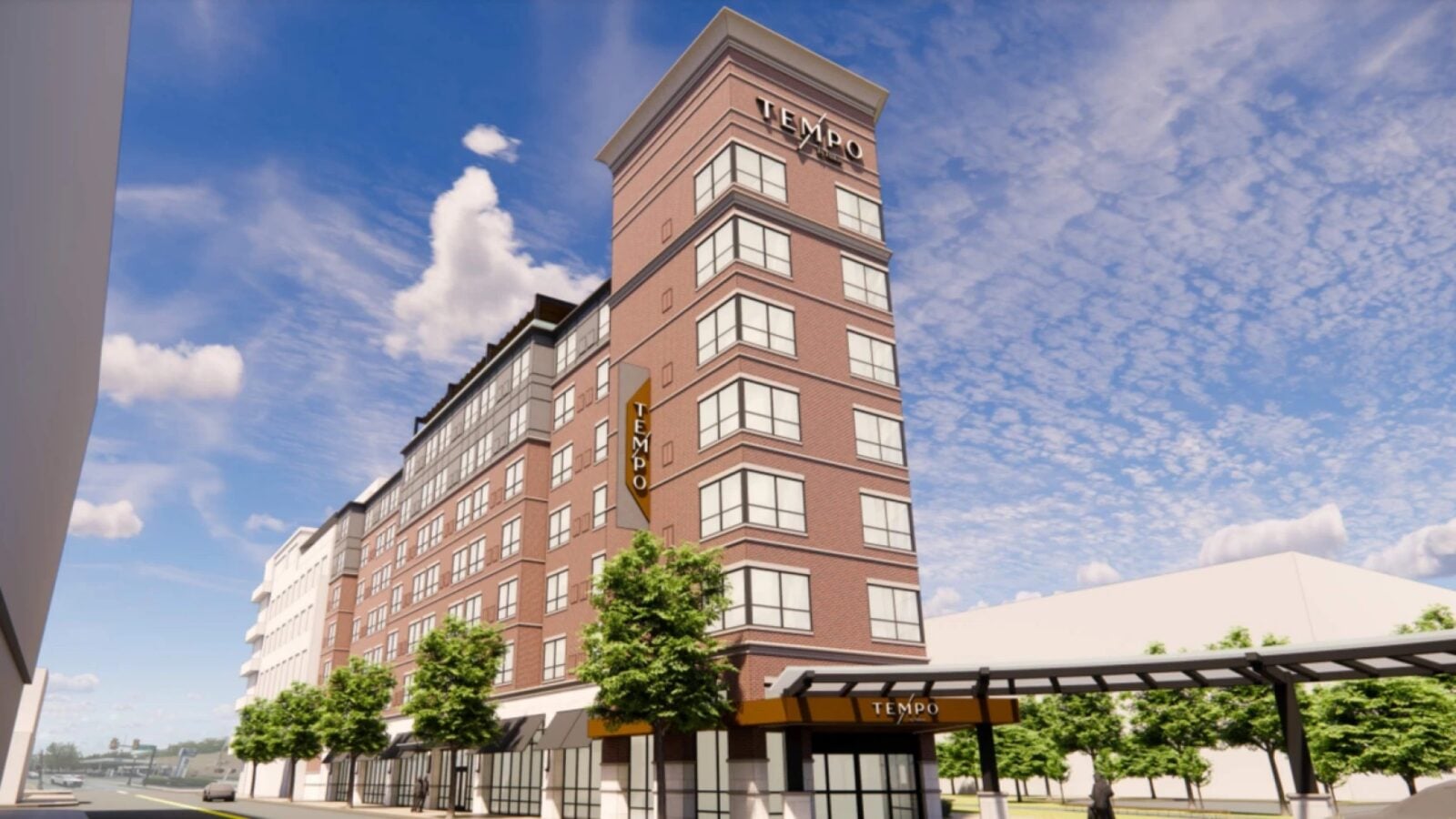 tempo by hilton hotel rendering bethlehem pa