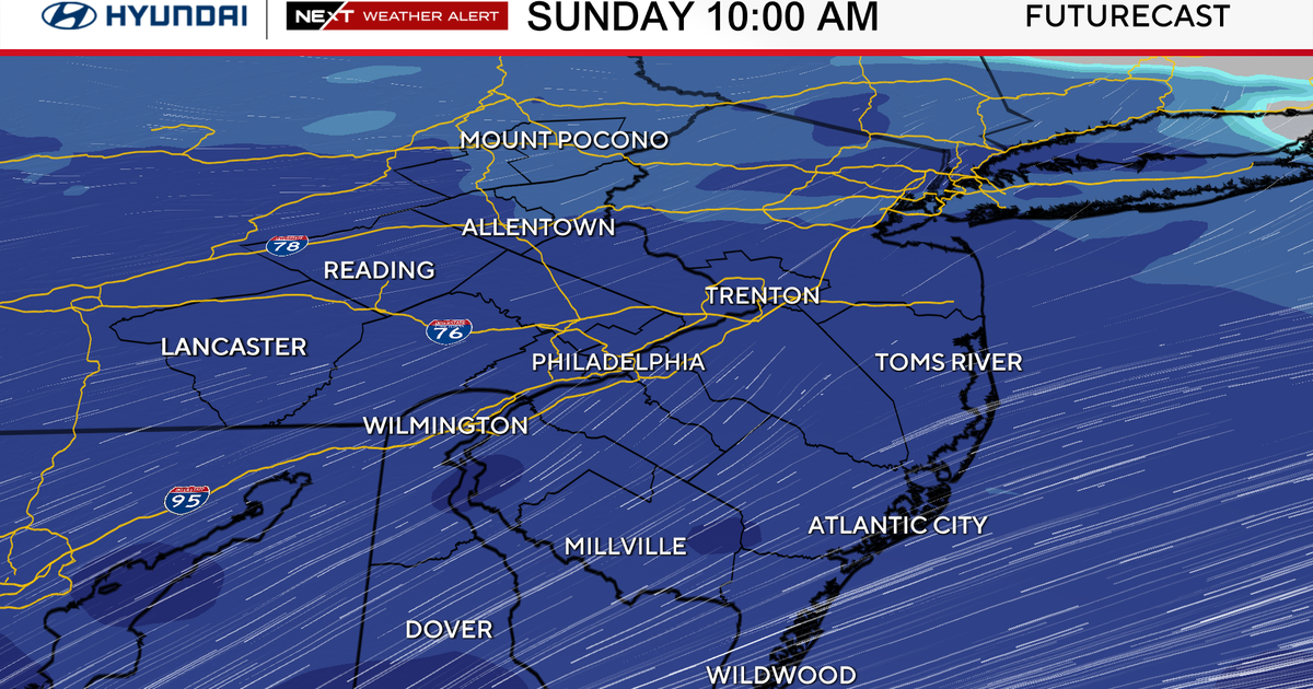Some sun Friday in Philadelphia region before temps drop and snow arrives this weekend. Here's the forecast.