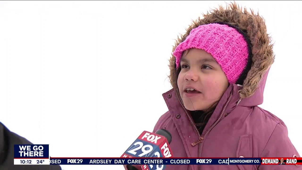 Bucks County snowstorm: Kids enjoy sledding while parents get to shoveling
