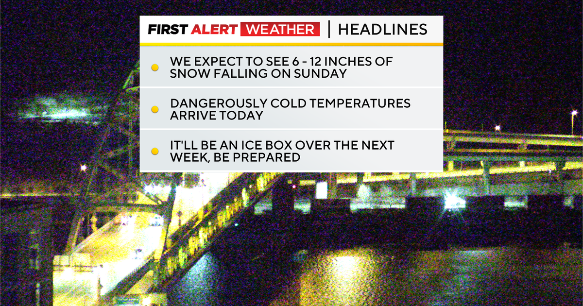 Along with Pittsburgh's heavy snowfall, cold temperatures will begin the weekend storm